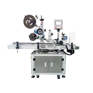 Vollautomatische Eckenetikettier- und Verschließmaschine für Kartonverpackungen