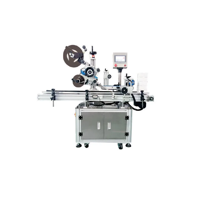 全自动角贴标签封口机正面图