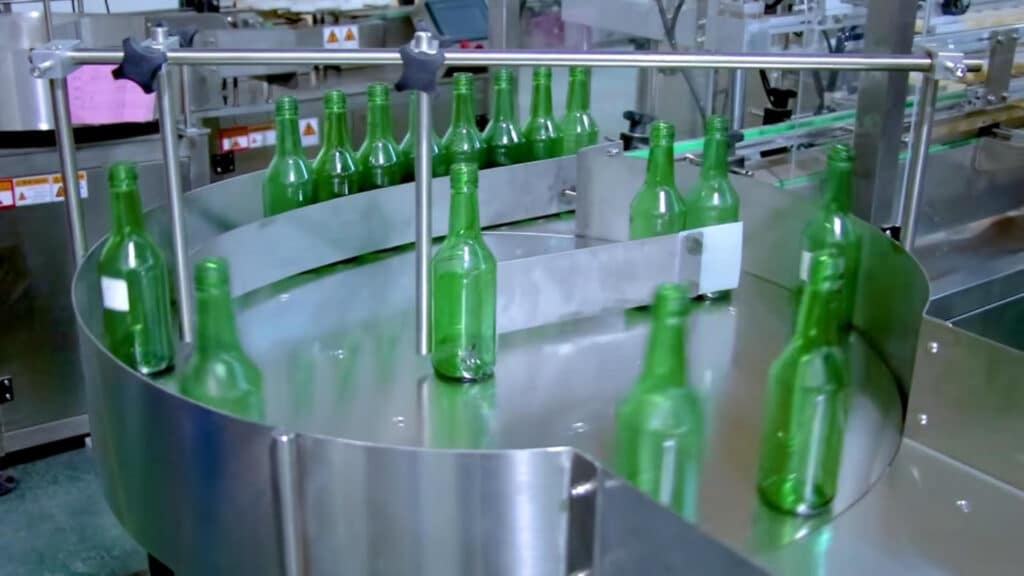 Beer Bottle Feeder-Automtaic Beer Bottling Production Line