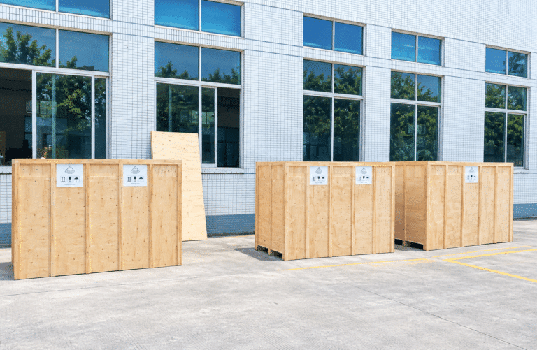 Packed Automatic Double Sided Adhesive Labeller Ready for Shipment
