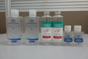 double sided labeling machine for the toiletries industry