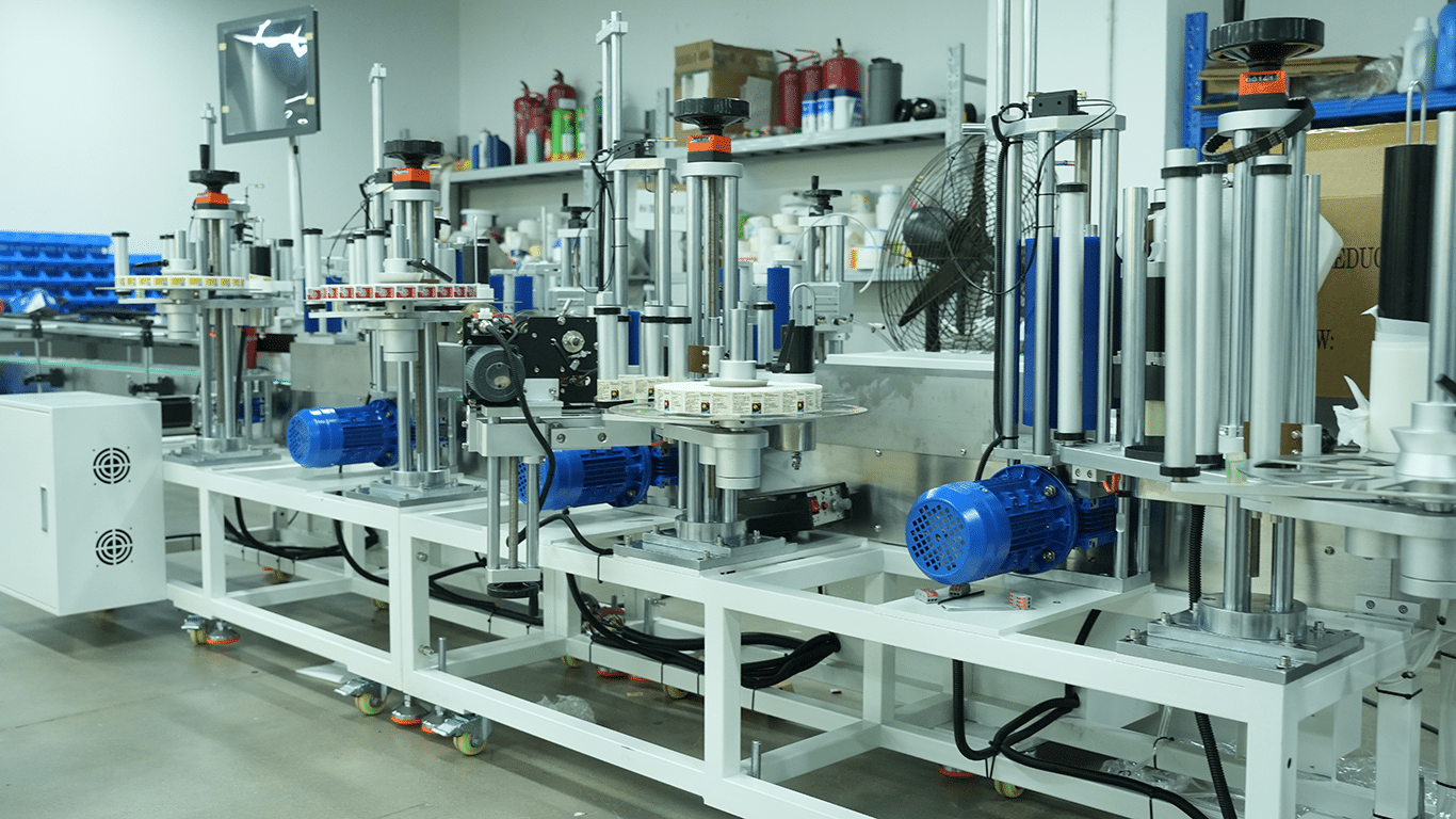 Custom automatic labeling production line in Shiny Automation workshop